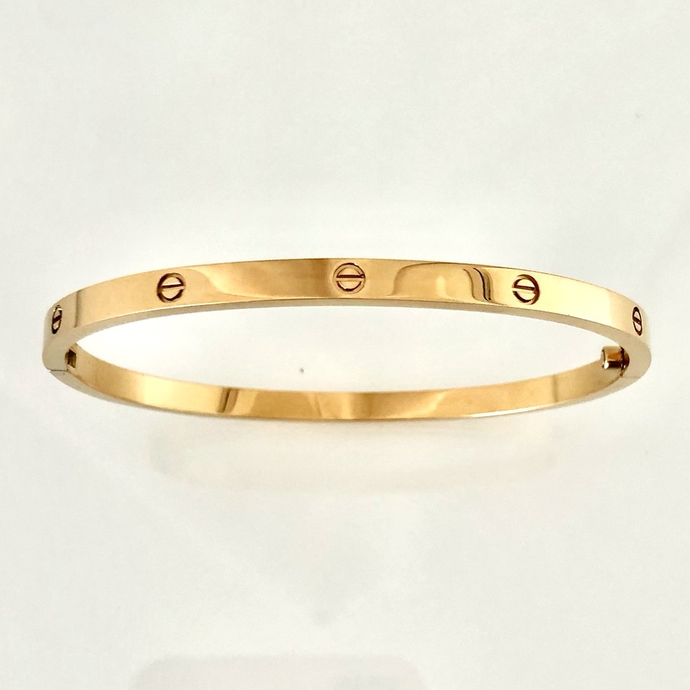 Gold Screw Bracelet Small Model